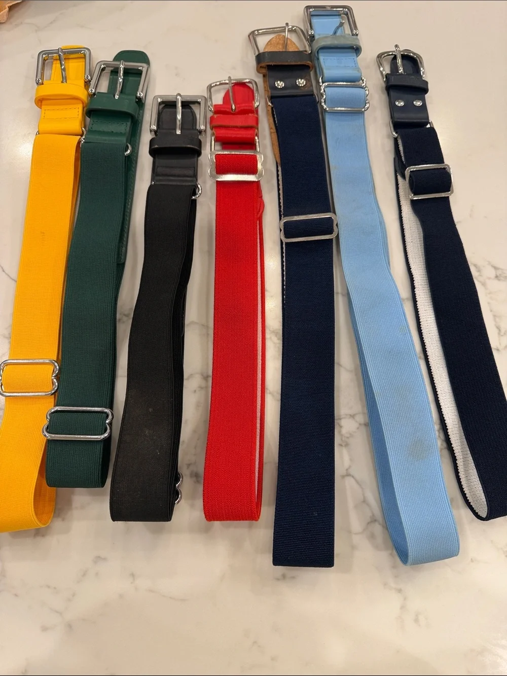 Kids Elastic Belts baseball softball belts